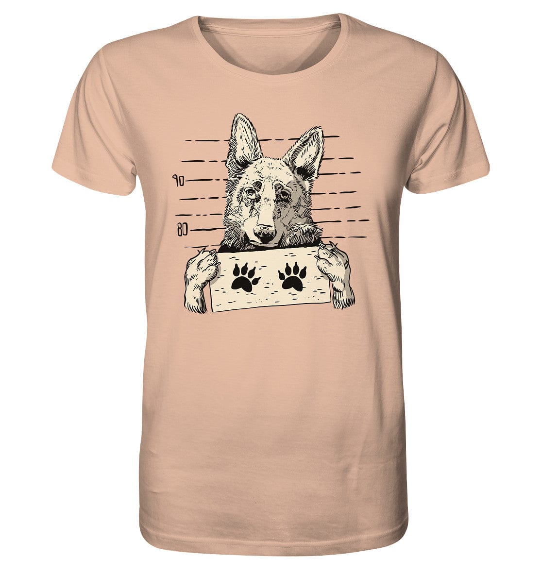 Schäferhund - Mugshot - Organic Shirt Fraiche Peche / XS