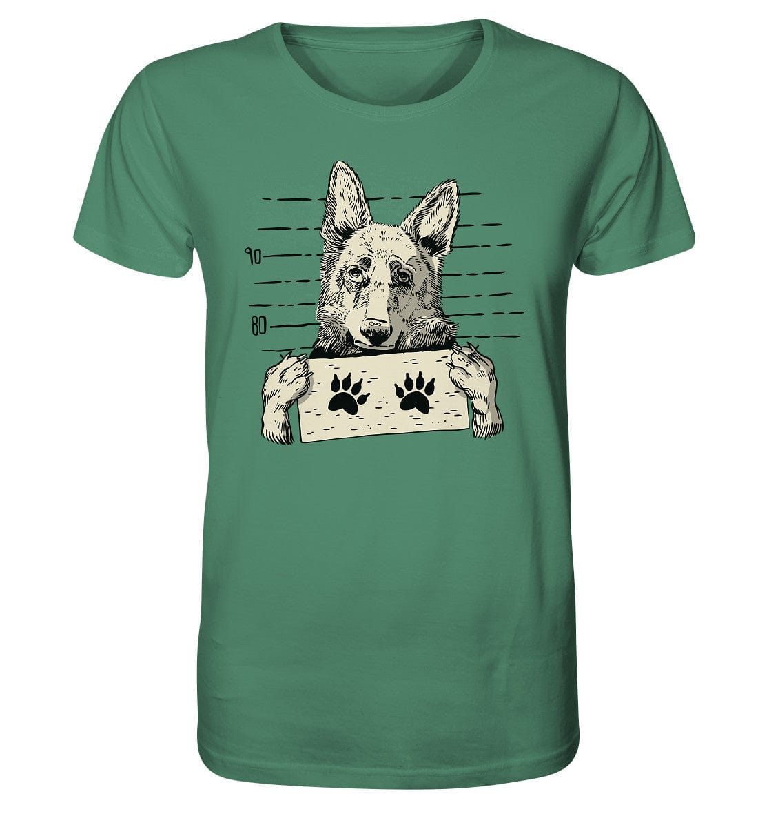 Schäferhund - Mugshot - Organic Shirt Green Bay / XS