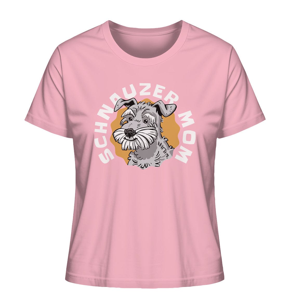 Schnauzer Mom - Ladies Organic Shirt Cotton Pink / XS