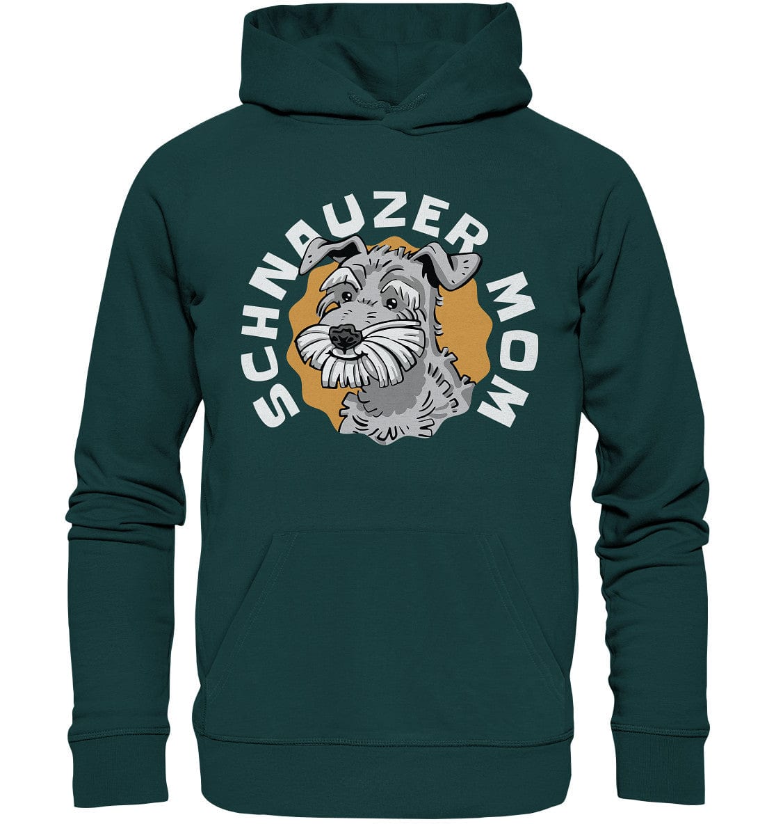 Schnauzer Mom - Organic Hoodie Glazed Green / XS