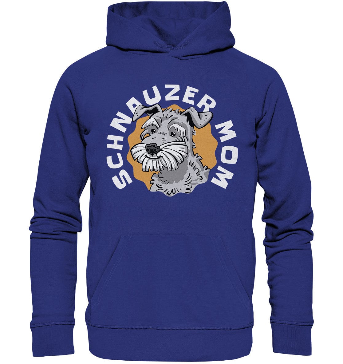 Schnauzer Mom - Organic Hoodie Worker Blue / XS