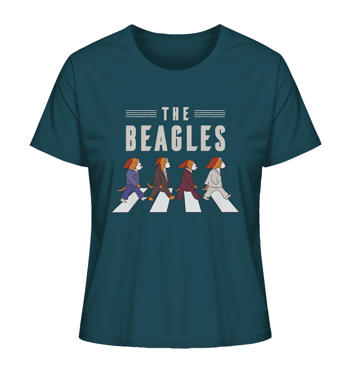 The Beagles - Coole Beagle-Hunde on the walk - Ladies Organic Shirt Stargazer / XS