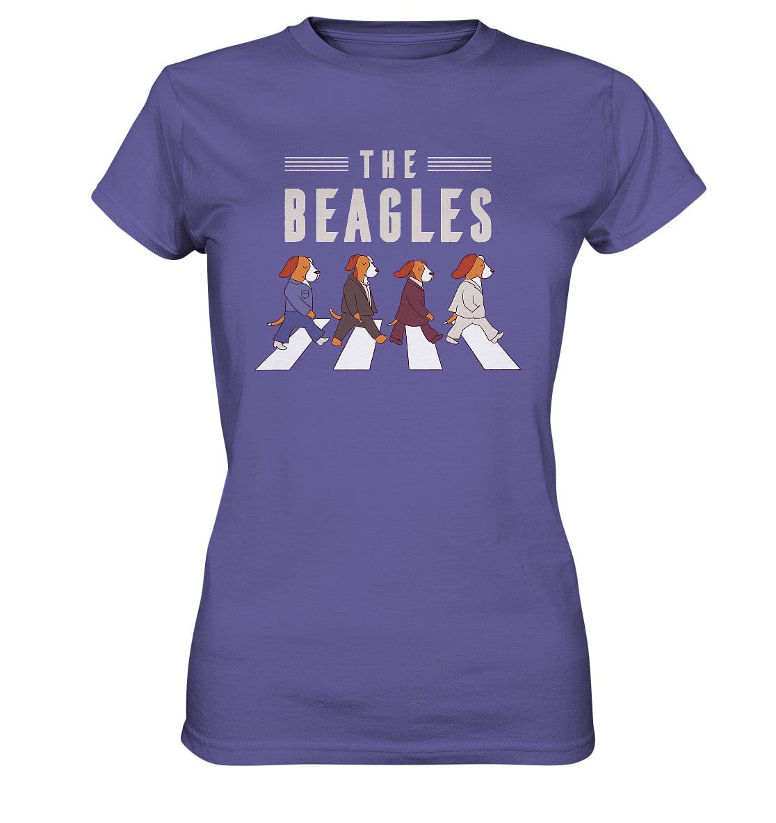 The Beagles - Coole Beagle-Hunde on the walk - Ladies Premium Shirt Millenial Lilac / XS