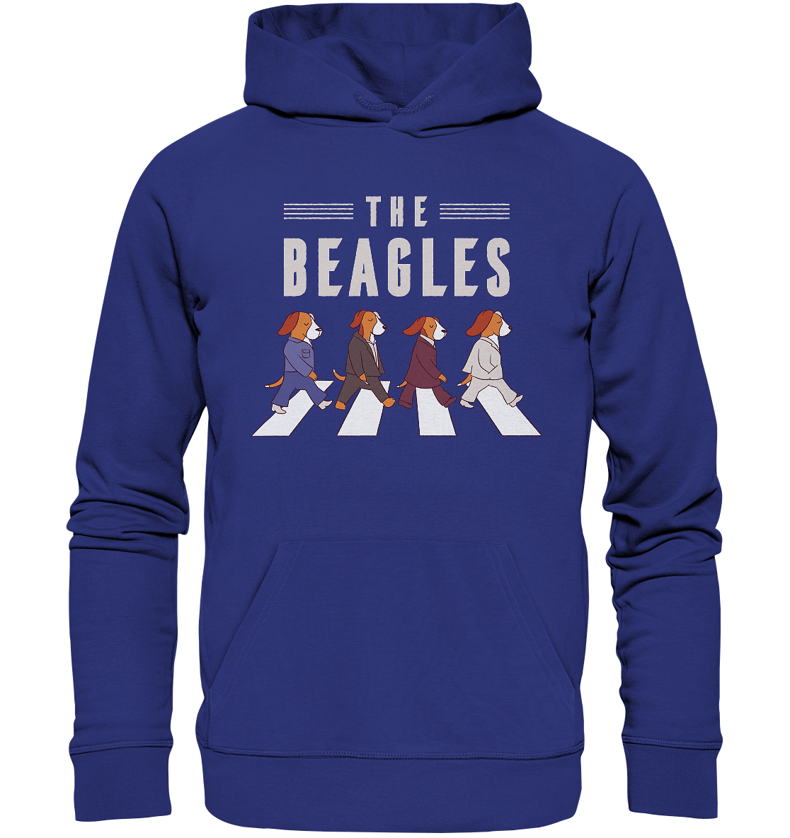 The Beagles - Coole Beagle-Hunde on the walk - Organic Hoodie Worker Blue / XS