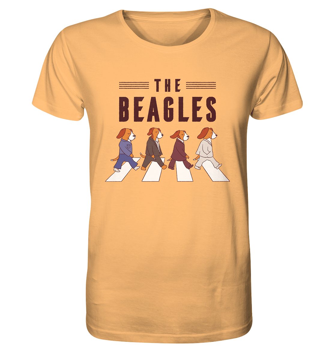 The Beagles - Coole Beagle-Hunde on the walk - Organic Shirt Nispero / XS