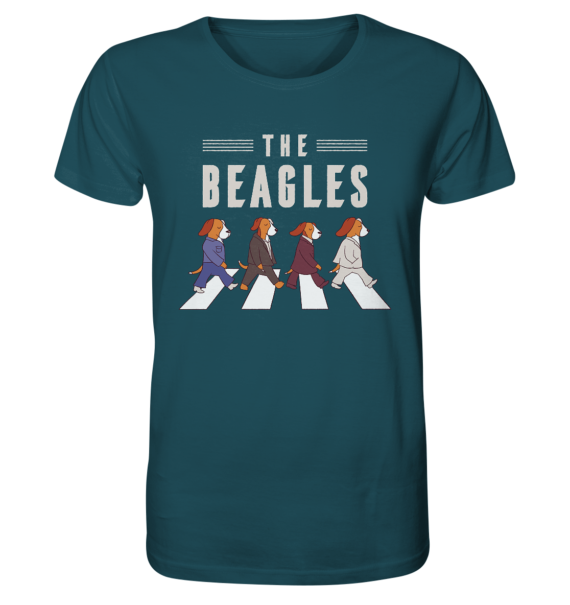 The Beagles - Coole Beagle-Hunde on the walk - Organic Shirt Stargazer / XS
