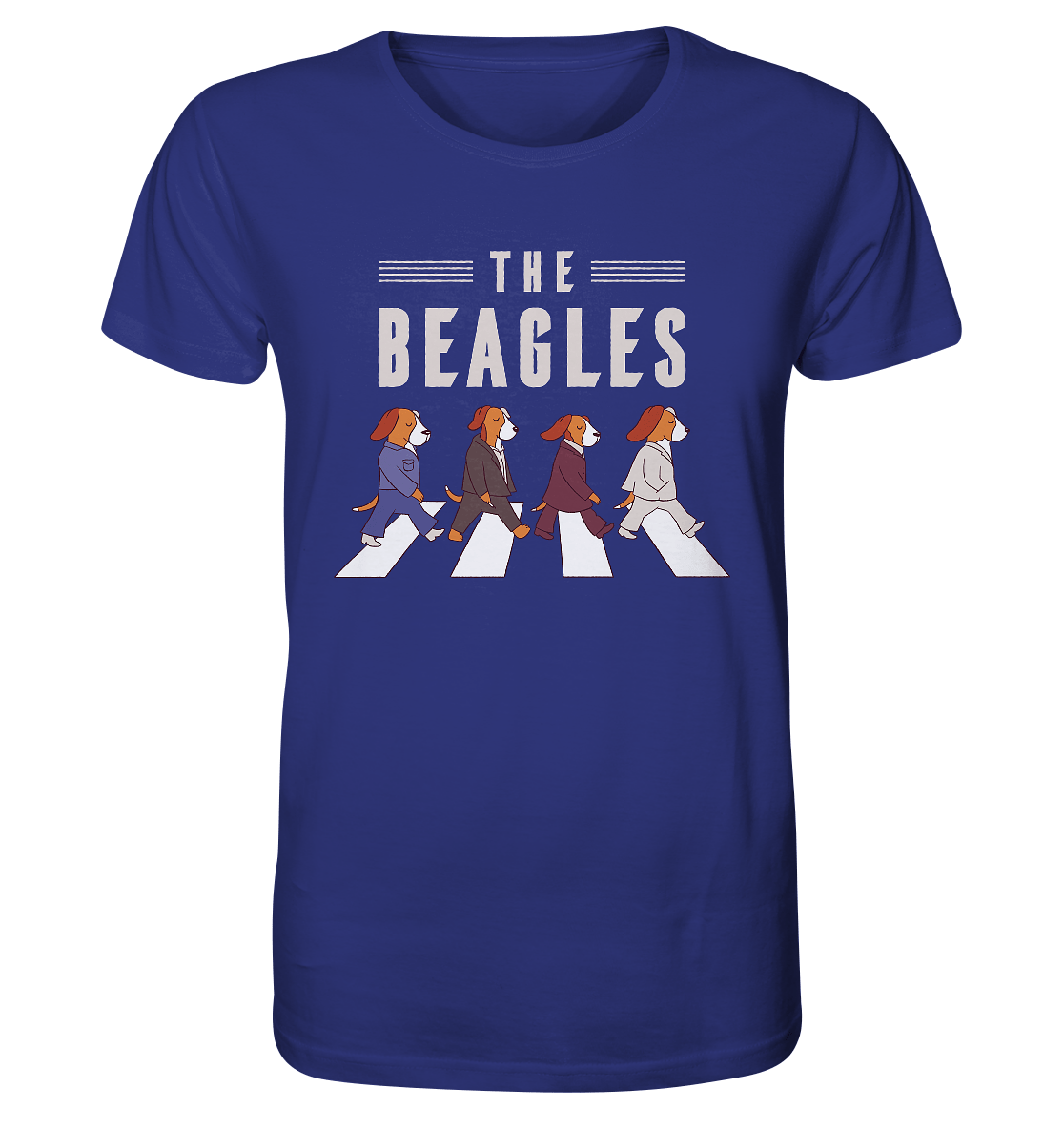 The Beagles - Coole Beagle-Hunde on the walk - Organic Shirt Worker Blue / XS