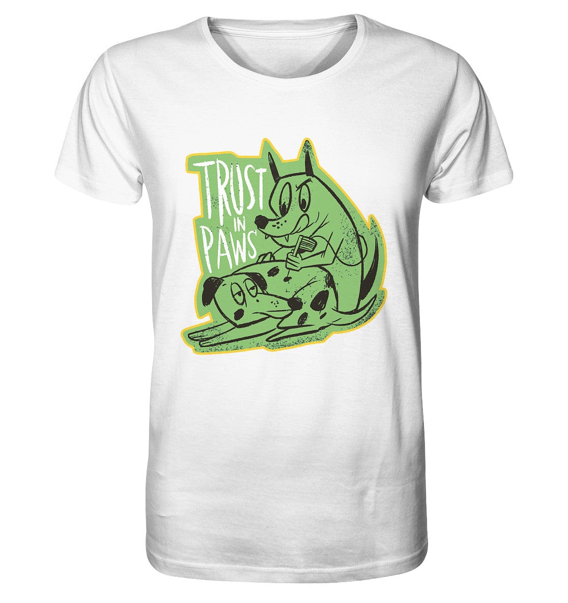 Trust in Paws - Tattooing Dogs - Organic Shirt White / XS