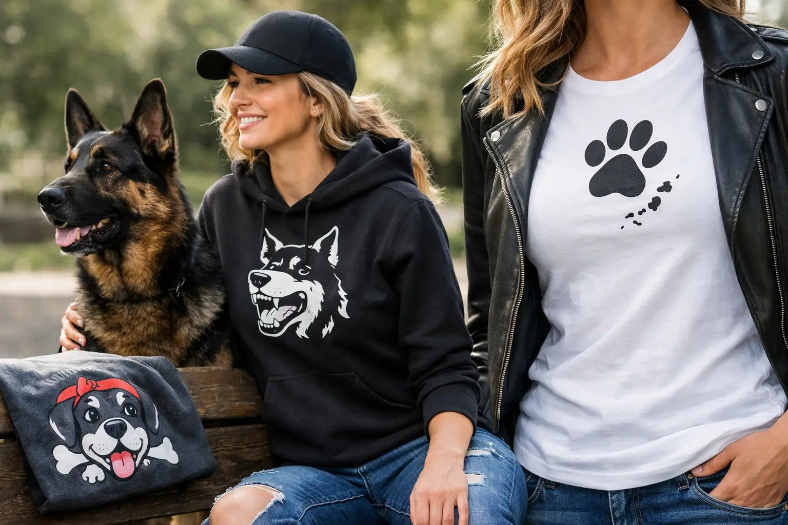 Hundesprüche Kleidung Damen mit Biss