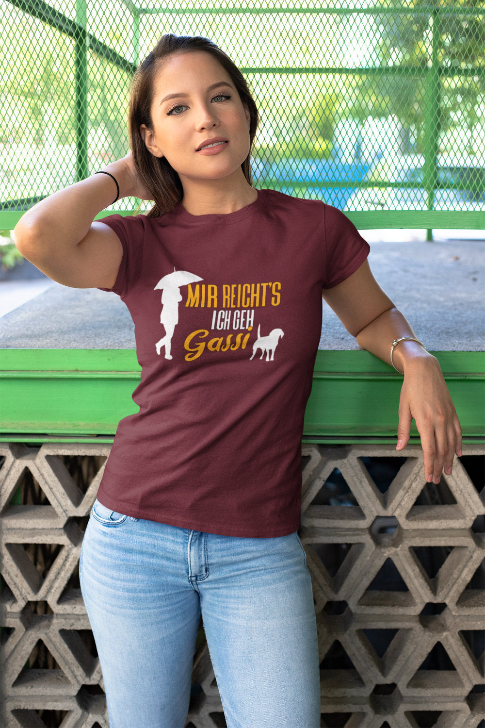 Bio Baumwolle T-Shirt für Frauen - Mir reicht's ich gehe - Motiv