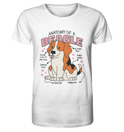 Anatomie eines Beagles - Organic Shirt White / XS