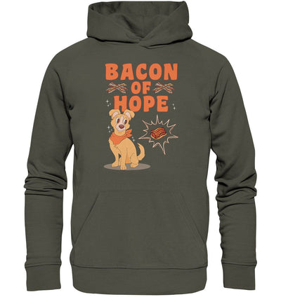 Bacon of Hope - Speck der Hoffnung - Organic Hoodie Khaki / XS
