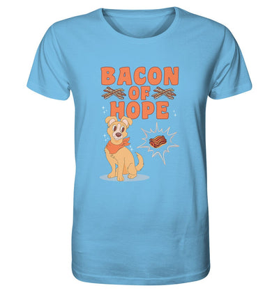 Bacon of Hope - Speck der Hoffnung - Organic Shirt Aqua Blue / XS