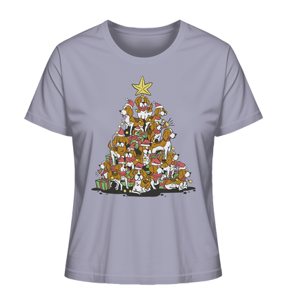 Beagels - Hunde - Weihnachtsbaum - Ladies Organic Shirt Lavender / XS