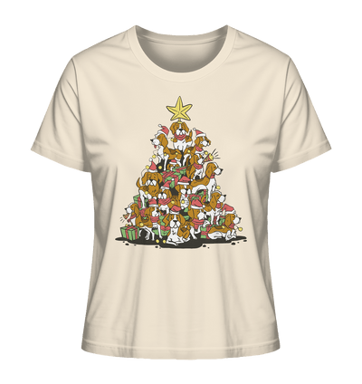 Beagels - Hunde - Weihnachtsbaum - Ladies Organic Shirt Natural Raw / XS