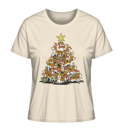 Beagels - Hunde - Weihnachtsbaum - Ladies Organic Shirt Natural Raw / XS