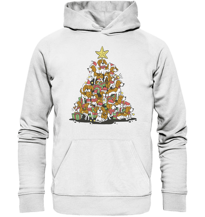 Beagels - Hunde - Weihnachtsbaum - Organic Hoodie White / XS