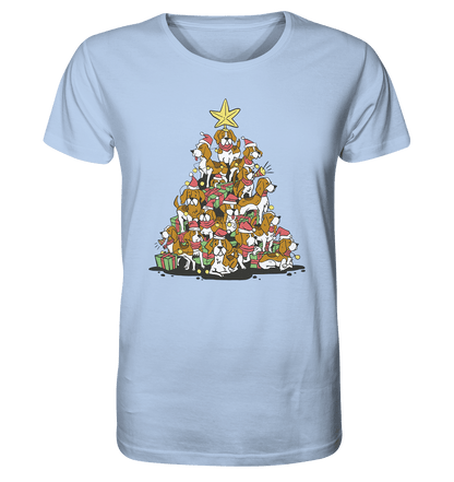 Beagels - Hunde - Weihnachtsbaum - Organic Shirt Blue Soul / XS