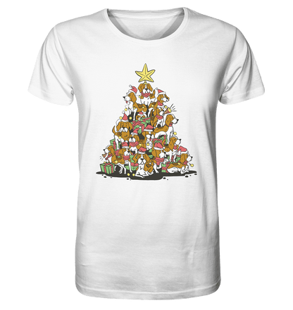 Beagels - Hunde - Weihnachtsbaum - Organic Shirt White / XS