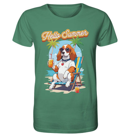 Beagle - Hello Summer (Summer Vibes) - Organic Shirt Green Bay / XS