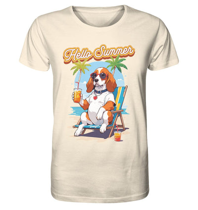 Beagle - Hello Summer (Summer Vibes) - Organic Shirt Natural Raw / XS