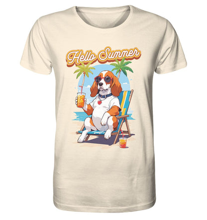 Beagle - Hello Summer (Summer Vibes) - Organic Shirt Natural Raw / XS