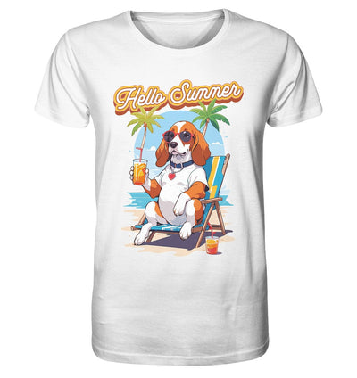 Beagle - Hello Summer (Summer Vibes) - Organic Shirt White / XS