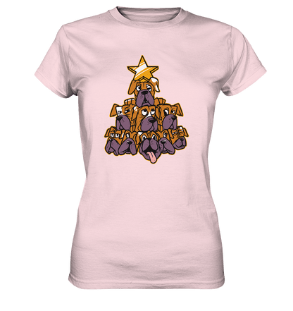 Boxer - Hunde - Weihnachtsbaum - Ladies Premium Shirt Orchid Pink / XS