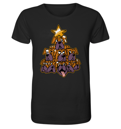 Boxer - Hunde - Weihnachtsbaum - Organic Shirt Black / XS