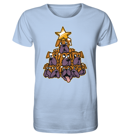 Boxer - Hunde - Weihnachtsbaum - Organic Shirt Blue Soul / XS