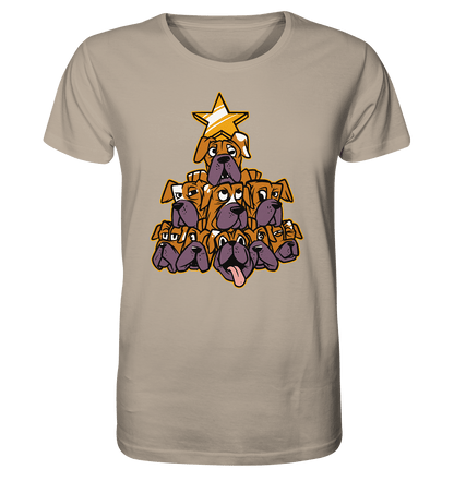 Boxer - Hunde - Weihnachtsbaum - Organic Shirt Desert Dust / XS