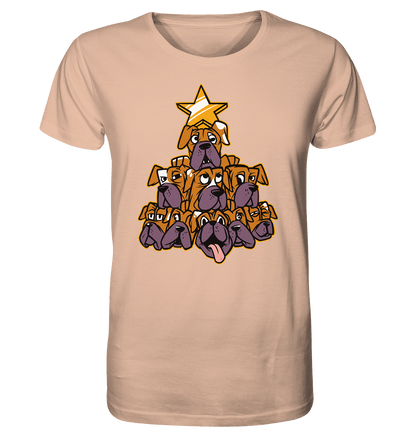 Boxer - Hunde - Weihnachtsbaum - Organic Shirt Fraiche Peche / XS