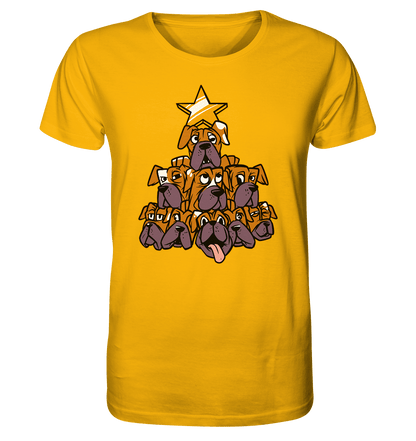 Boxer - Hunde - Weihnachtsbaum - Organic Shirt Golden Yellow / XS