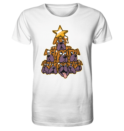 Boxer - Hunde - Weihnachtsbaum - Organic Shirt White / XS