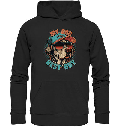 Cooler Labrador - My dog best boy - Organic Hoodie Black / XS