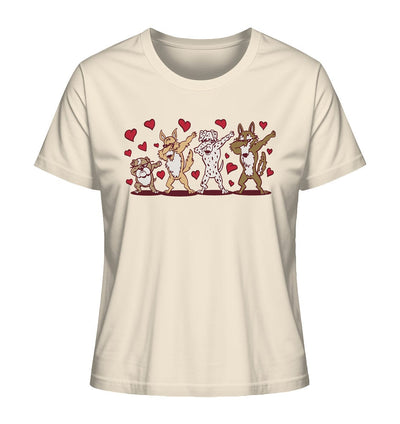Dabbing Dogs - Tanzende Hunde - Ladies Organic Shirt Natural Raw / XS