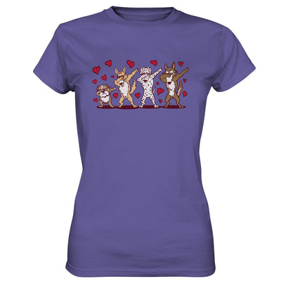 Dabbing Dogs - Tanzfigur Hunde - Ladies Premium Shirt Millenial Lilac / XS
