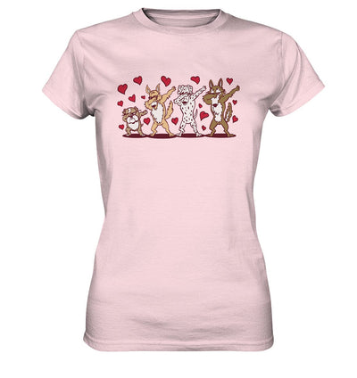 Dabbing Dogs - Tanzfigur Hunde - Ladies Premium Shirt Orchid Pink / XS