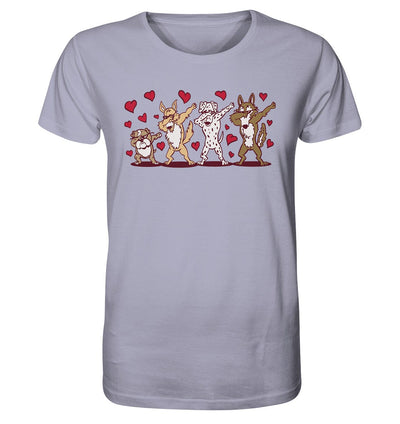 Dabbing Dogs - Tanzfigur Hunde - Organic Shirt Lavender / XS