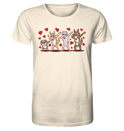 Dabbing Dogs - Tanzfigur Hunde - Organic Shirt Natural Raw / XS