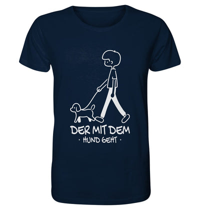 Der mit dem Hund geht - Organic Shirt French Navy / XS