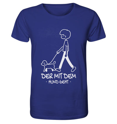 Der mit dem Hund geht - Organic Shirt Worker Blue / XS