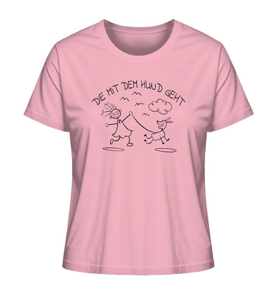 Die mit dem Hund geht - Ladies Organic Shirt Cotton Pink / XS