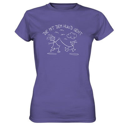 Die mit dem Hund geht - Ladies Premium Shirt Millenial Lilac / XS