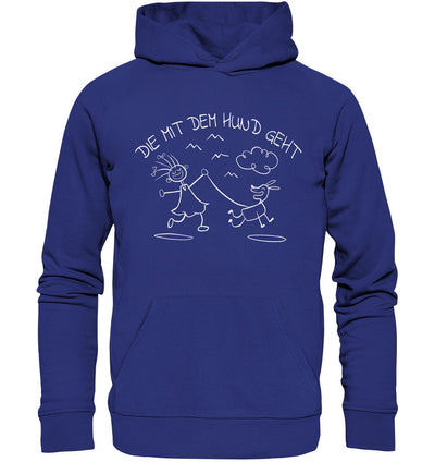 Die mit dem Hund geht - Organic Hoodie Worker Blue / XS