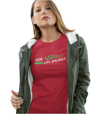 Dog Life Balance - Hundesprüche - Ladies Organic Shirt