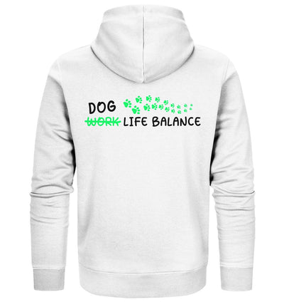 Dog Life Balance - Hundliebhaber - Organic Zipper White / XS
