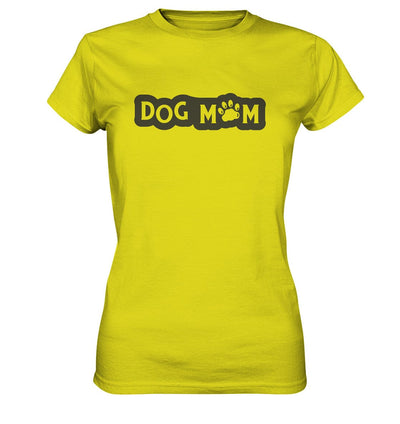 Dog mom - Hundesprüche - Ladies Premium Shirt Pixel Lime / XS