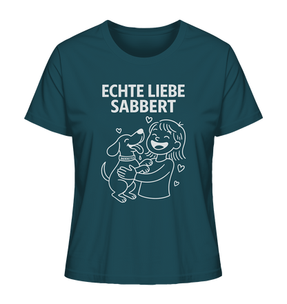 Echte Liebe sabbert – Damen Bio-Shirt Stargazer / XS