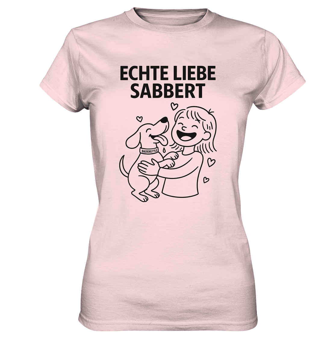 Echte Liebe sabbert - Damen Premium Shirt Orchid Pink / XS